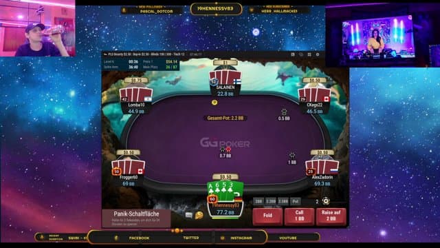 19hennessy83 playing Poker - Live Casino Stream