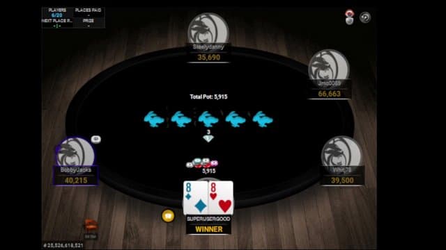 1pokerhero playing Poker - Live Casino Stream