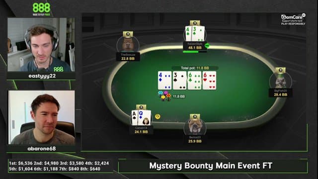 888pokerTV playing Poker - Live Casino Stream