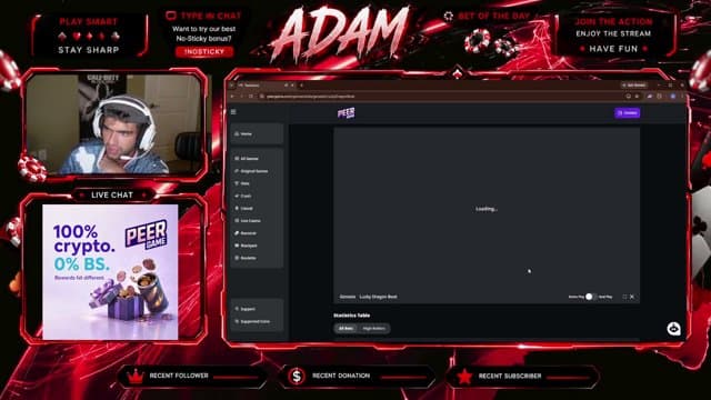 adamslotss playing Slots - Live Casino Stream