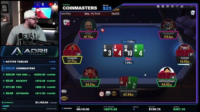 ADRII_POKER playing Poker - Live Casino Stream
