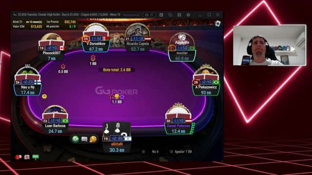 alanbardox playing Poker - Live Casino Stream