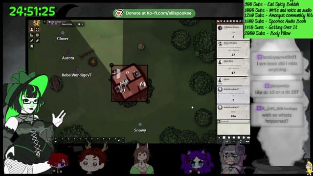ALilSpookee playing Just Chatting - Live Casino Stream