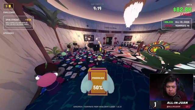 ALLinJUAN playing Gamble With Your Friends - Live Casino Stream