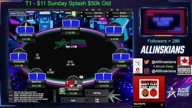 allinskians playing Poker - Live Casino Stream