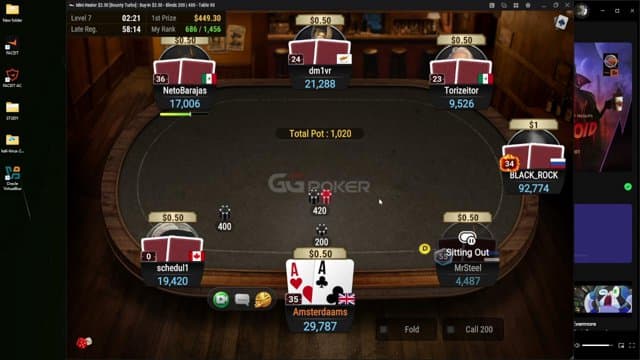 Amsterdaams playing Poker - Live Casino Stream