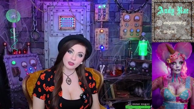 AndyRaeCosplay playing Just Chatting - Live Casino Stream
