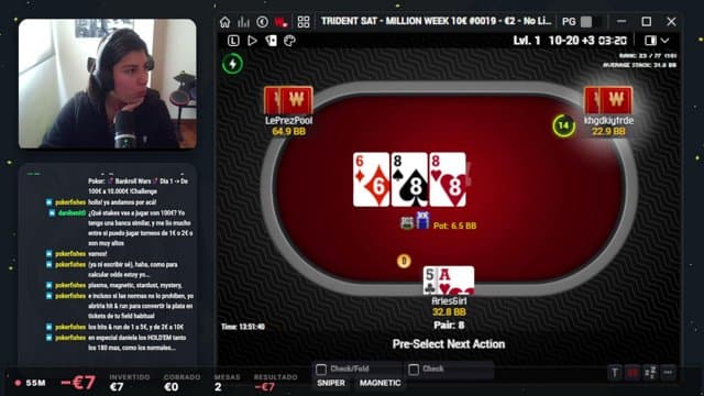 ariesgirl_poker playing Poker - Live Casino Stream