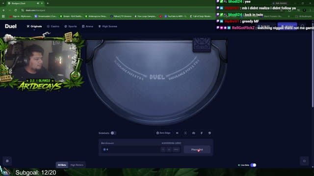 artdecayslive playing Slots - Live Casino Stream