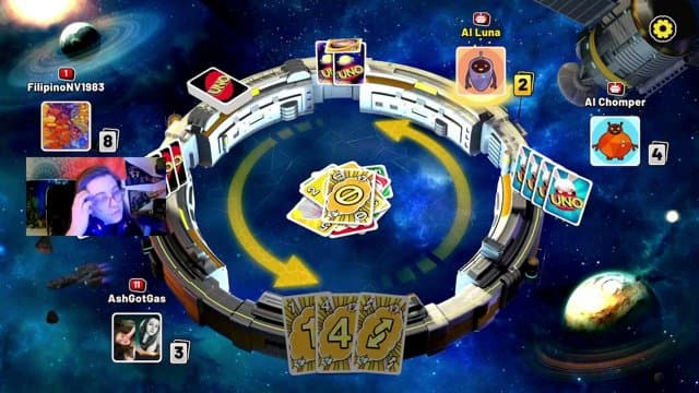 AshGotGas playing Uno - Live Casino Stream