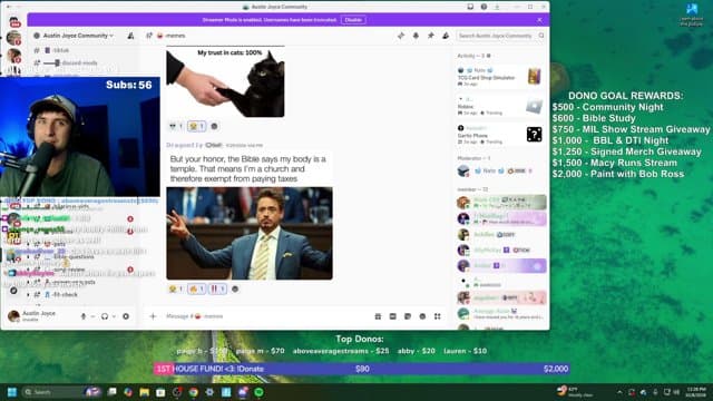 AustinJ0yce playing Just Chatting - Live Casino Stream