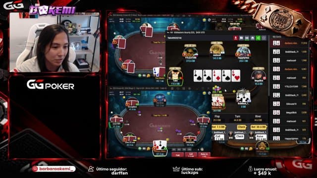 baakemi playing Poker - Live Casino Stream