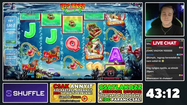 Benccce playing Slots - Live Casino Stream