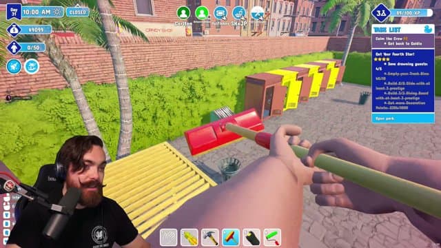 Carlton playing Waterpark Simulator - Live Casino Stream