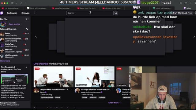 chanelbigs playing Just Chatting - Live Casino Stream