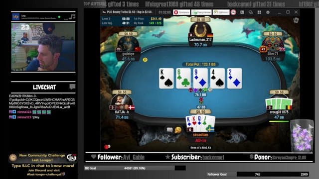 circadiiann playing Poker - Live Casino Stream