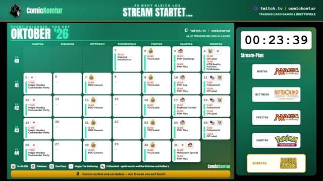 comickomtur playing Board Games - Live Casino Stream