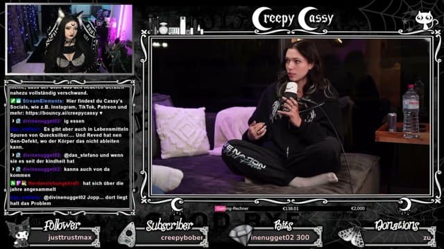 CreepyCassy playing Just Chatting - Live Casino Stream