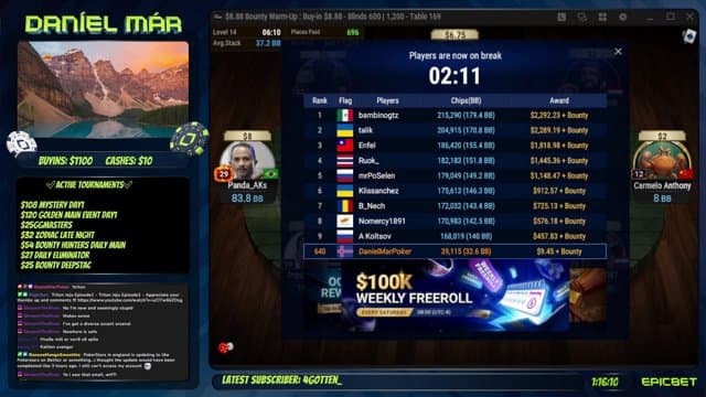 DanielMarPoker playing Poker - Live Casino Stream