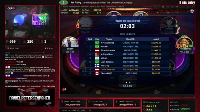 DanielPetersenPoker playing Poker - Live Casino Stream