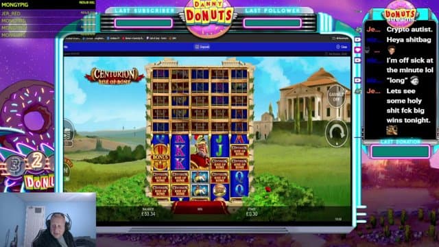 dannydonut playing Slots - Live Casino Stream