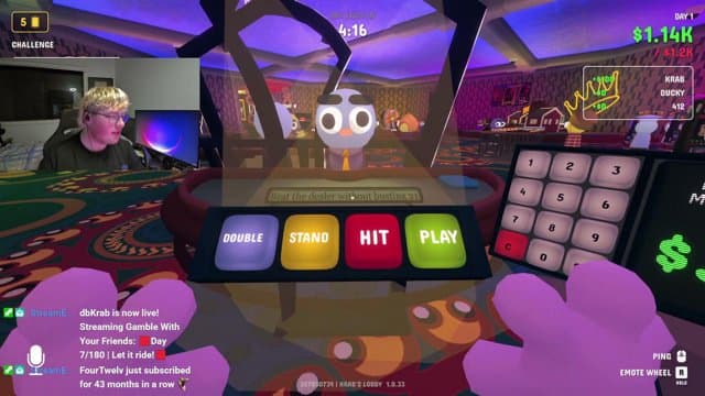 dbKrab playing Gamble With Your Friends - Live Casino Stream