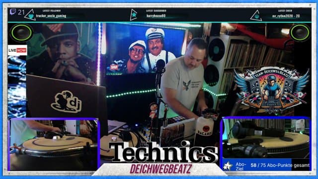 Deichwegbeatz playing DJs - Live Casino Stream