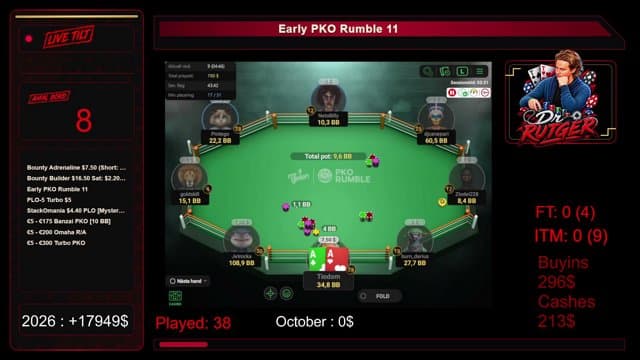 dr_rutger playing Poker - Live Casino Stream
