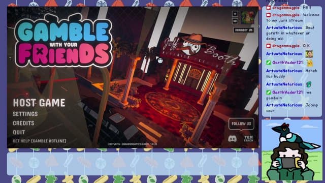 dragonmagpie playing Gamble With Your Friends - Live Casino Stream