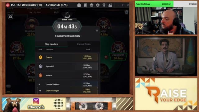 DramaticDegen playing Poker - Live Casino Stream