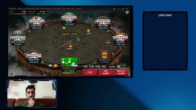 edenvaturipoker playing Poker Tournament - Live Casino Stream