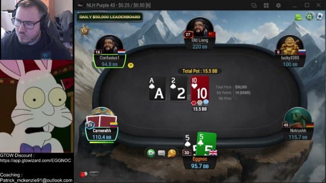 Eggnoc playing Poker - Live Casino Stream