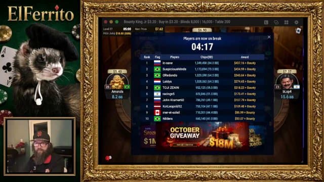 El_Ferrit0 playing Poker - Live Casino Stream