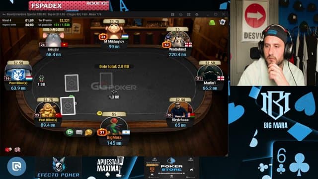 elbigmara playing Poker - Live Casino Stream
