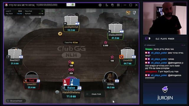 eli_plays_poker playing Poker - Live Casino Stream