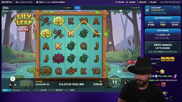 elliskevyn playing Slots - Live Casino Stream
