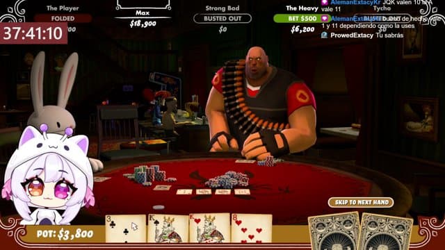 EmiilyExtacy playing Poker Night at the Inventory - Live Casino Stream