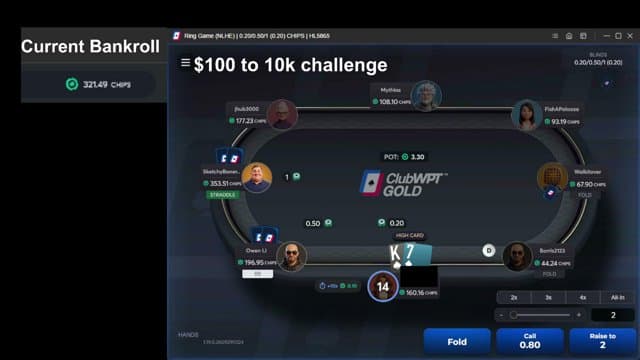 eyedontknowball playing Poker - Live Casino Stream