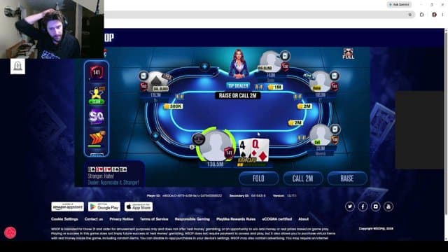 fightermagecleric playing Poker - Live Casino Stream