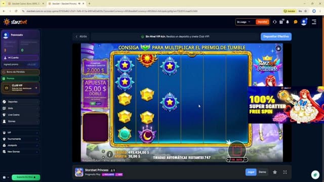 frannncotv playing Slots - Live Casino Stream