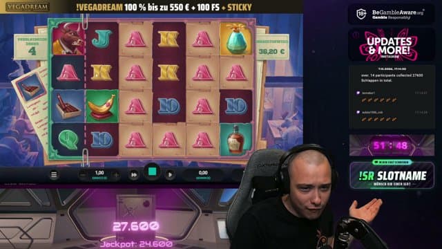 GambleCrew playing Slots - Live Casino Stream