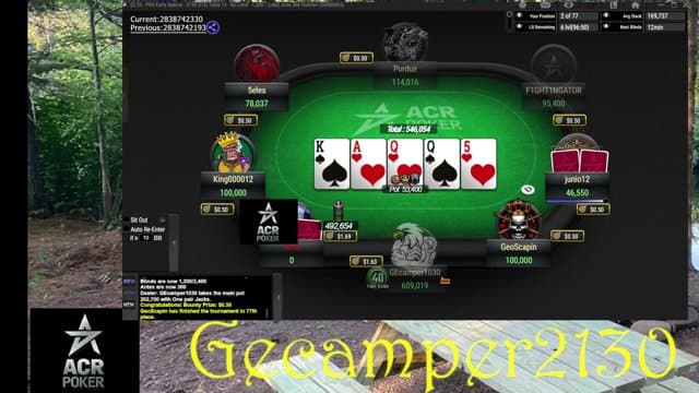 GEcamper2130 playing Poker - Live Casino Stream
