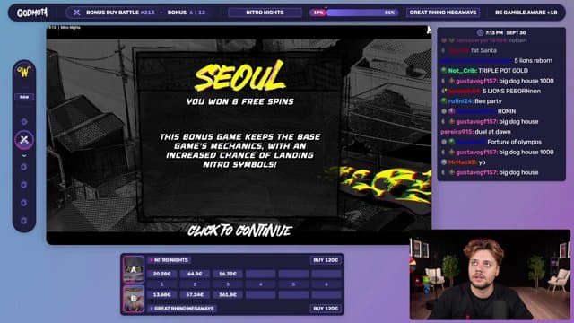 GODMOTA playing Slots - Live Casino Stream