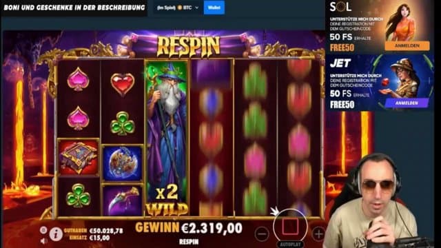 gonnmaschine playing Slots - Live Casino Stream