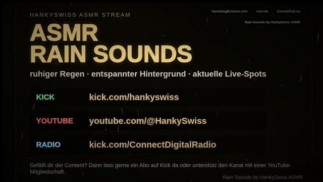 HankySw1ss playing ASMR - Live Casino Stream