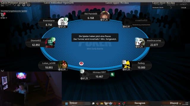 HirmauTWR playing Poker - Live Casino Stream