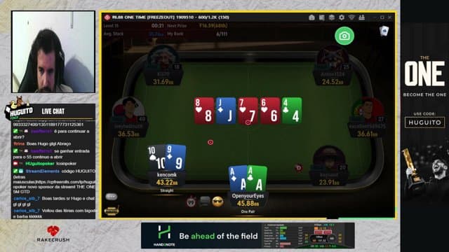 HUguitopoker playing Poker - Live Casino Stream
