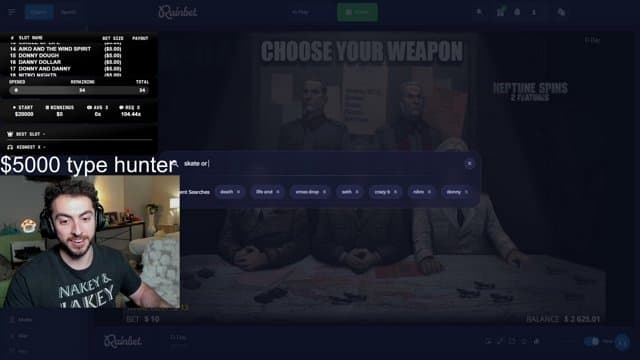 Hunterowner playing Slots - Live Casino Stream