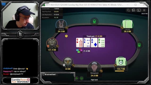 IanSimpsonPoker playing Poker - Live Casino Stream