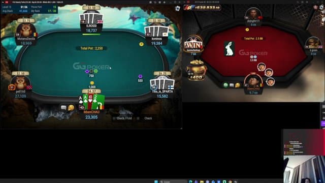 ikbenchau99 playing Poker - Live Casino Stream